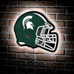 LED Wall Decor, Helmet, Michigan State University, Collegiate, Home