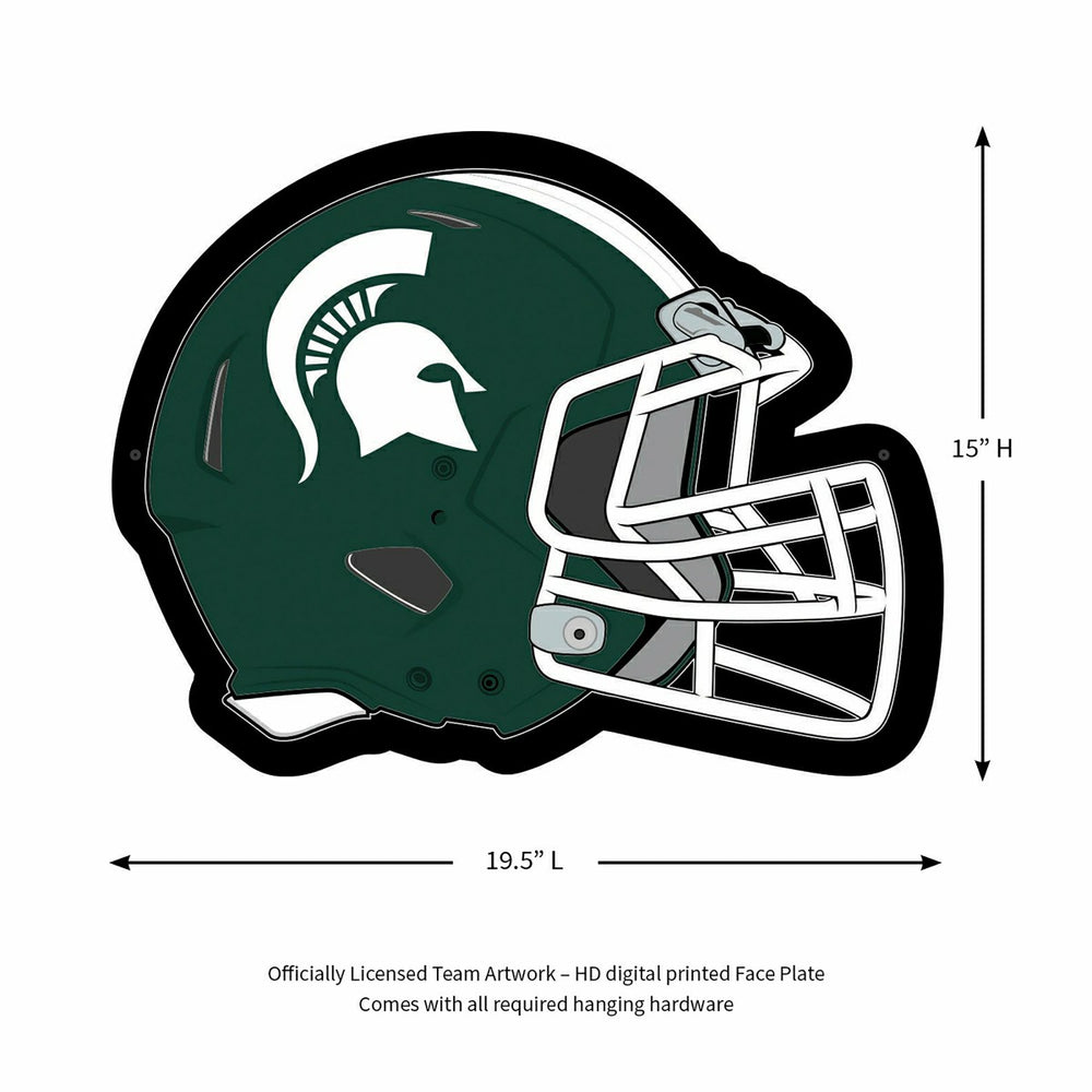 LED Wall Decor, Helmet, Michigan State University, Collegiate, Home