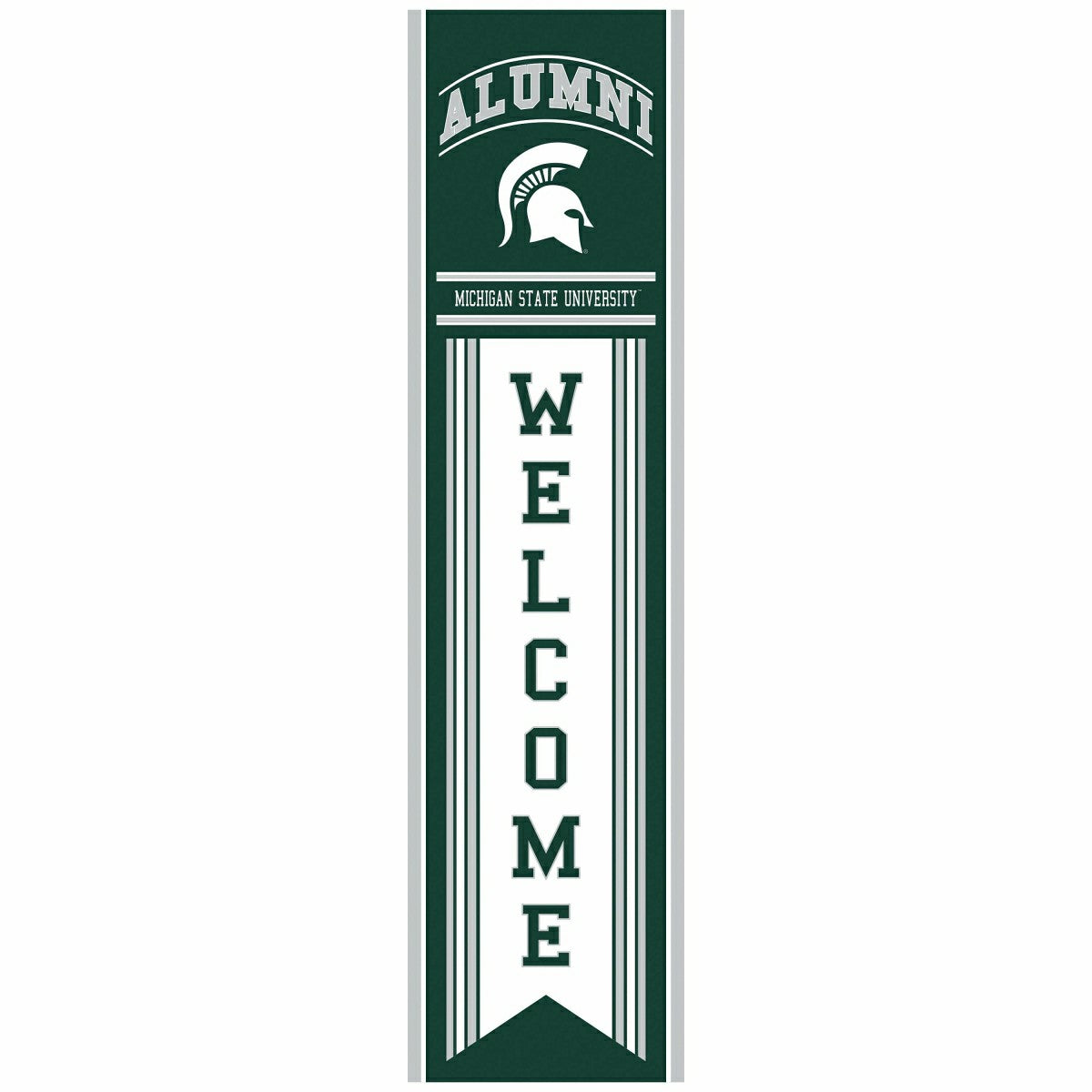 Michigan State University Alumni Single Sided Large Leaner, 46", Collegiate, Home