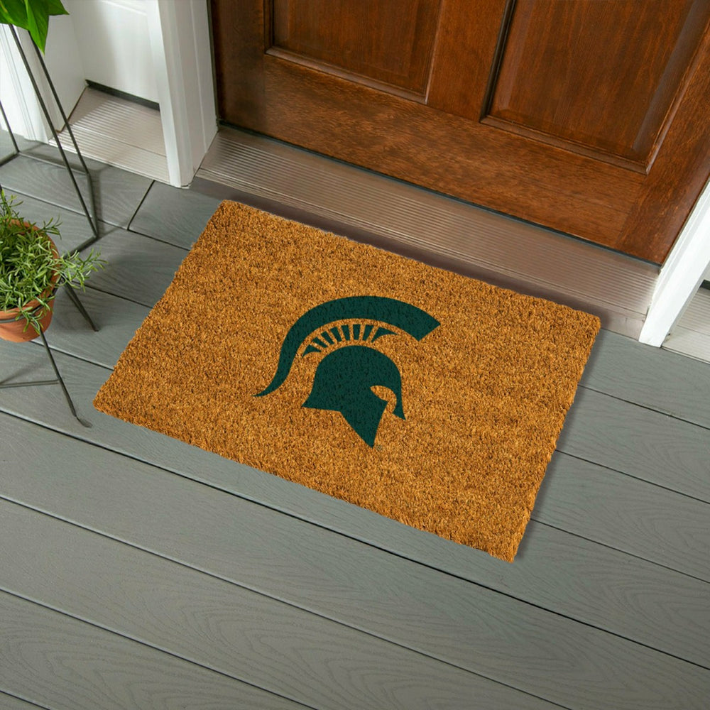 Coir Mat, 16"x28", Michigan State University, Collegiate