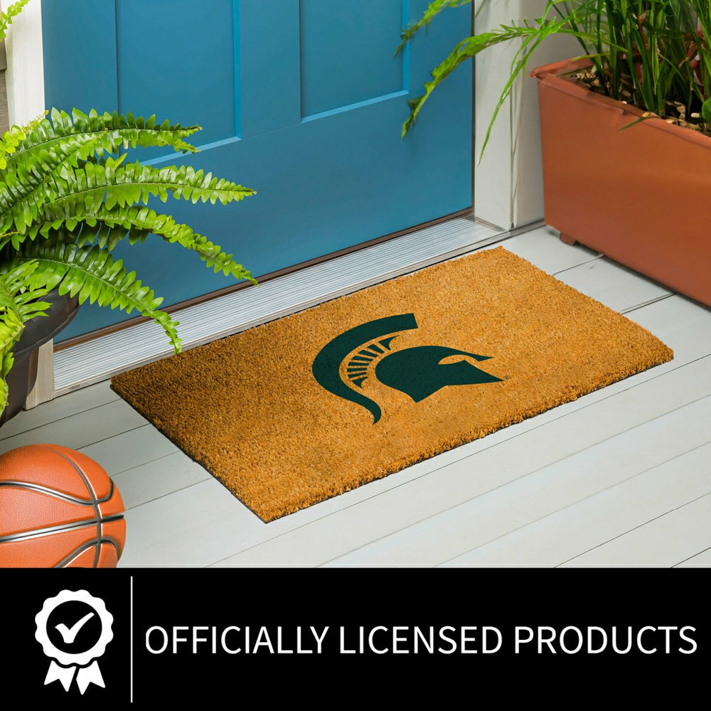 Coir Mat, 16"x28", Michigan State University, Collegiate