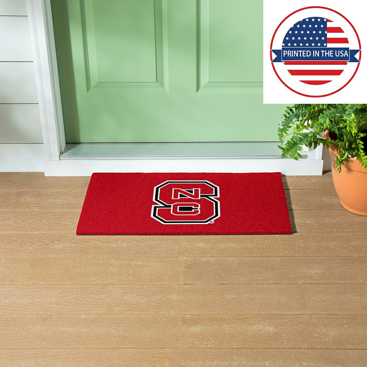 Full Color PVC Mat, 16" x 28", North Carolina State University, Collegiate