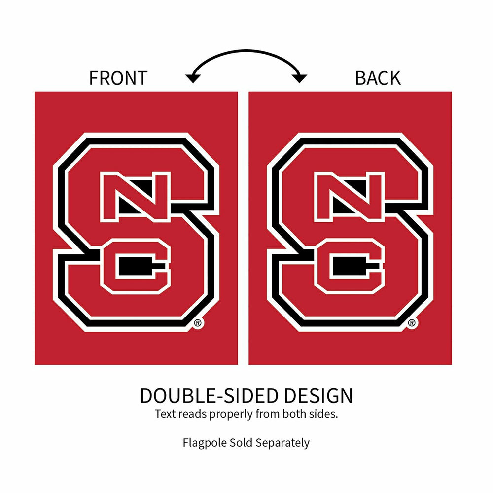North Carolina State University Applique Garden Flag, Collegiate, Home