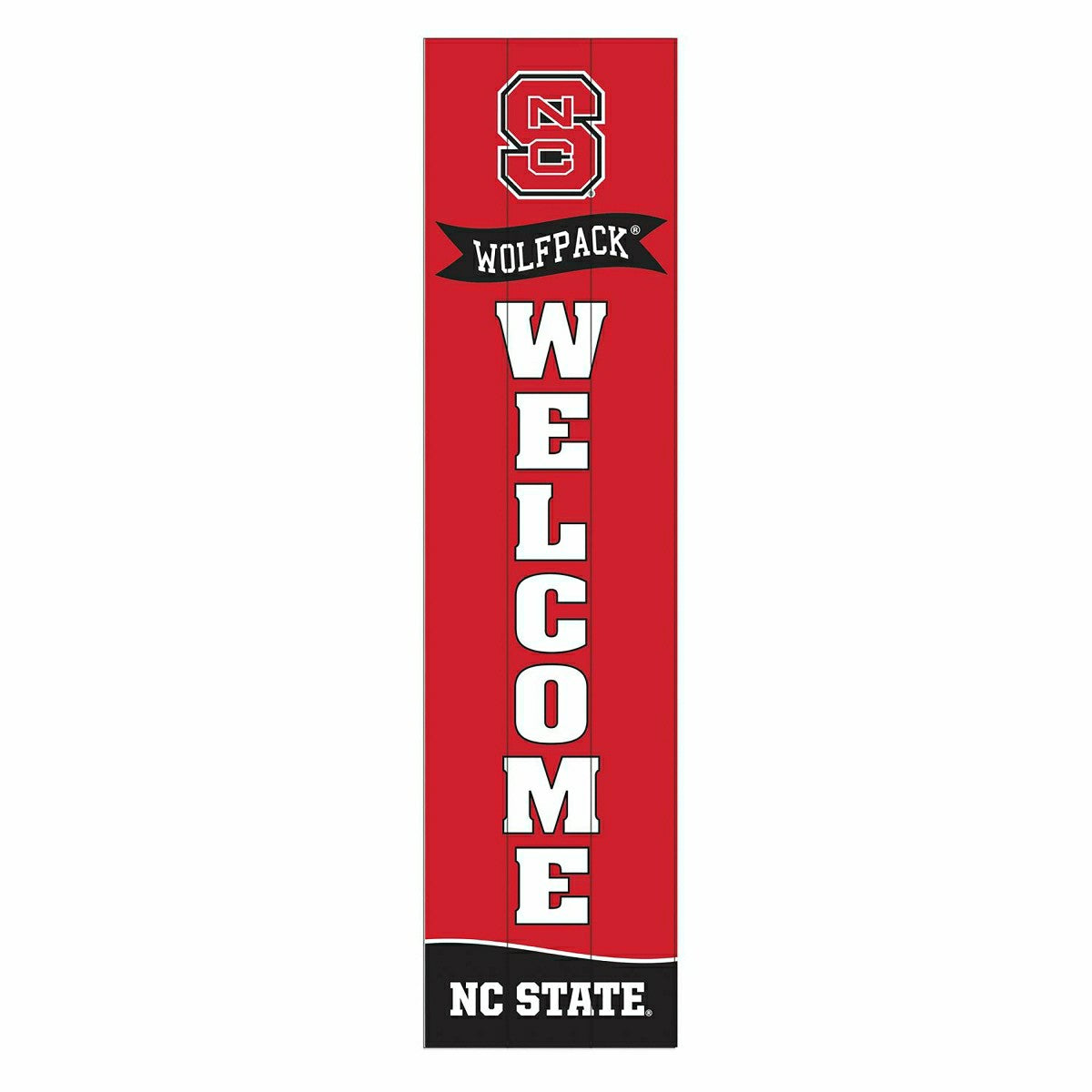 North Carolina State University Large Single Sided Leaner, 46", Collegiate, Home