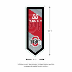 LED Wall Decor, Pennant, Ohio State University, Collegiate, Home