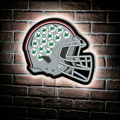 LED Wall Decor, Helmet, Ohio State University, Collegiate, Home
