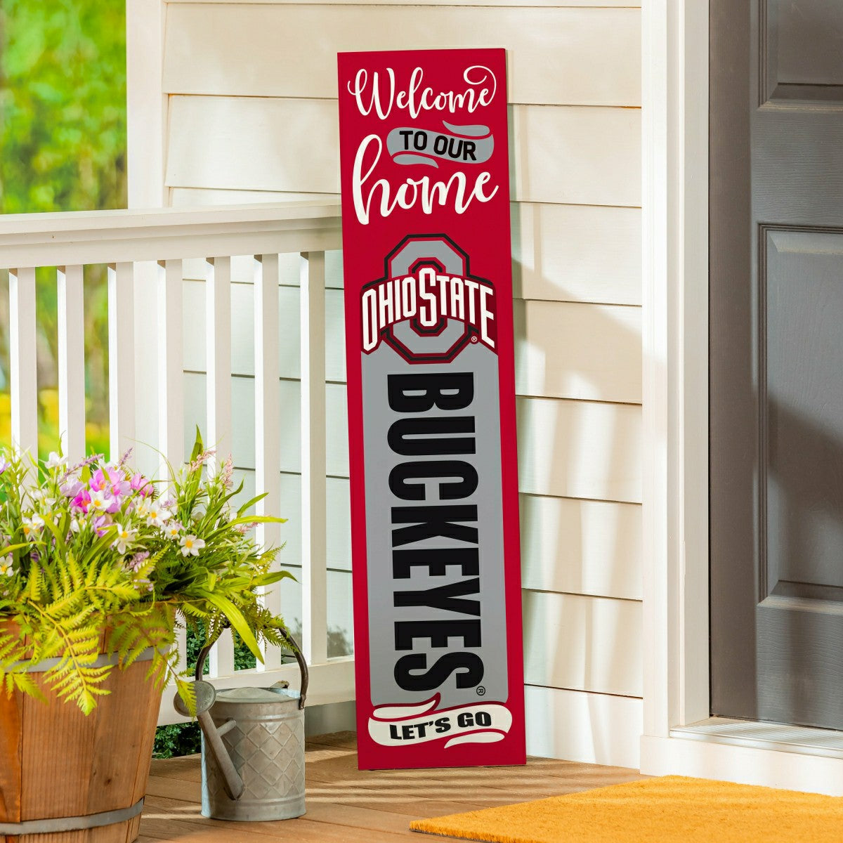 47" Double Sided Leaner, Ohio State University, Halloween, Collegiate, Home