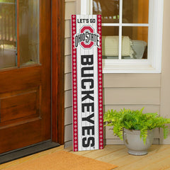 47" Double Sided Leaner, Ohio State University, Christmas, Collegiate, Home