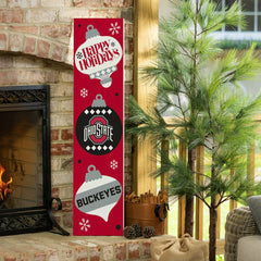 47" Double Sided Leaner, Ohio State University, Christmas, Collegiate, Home
