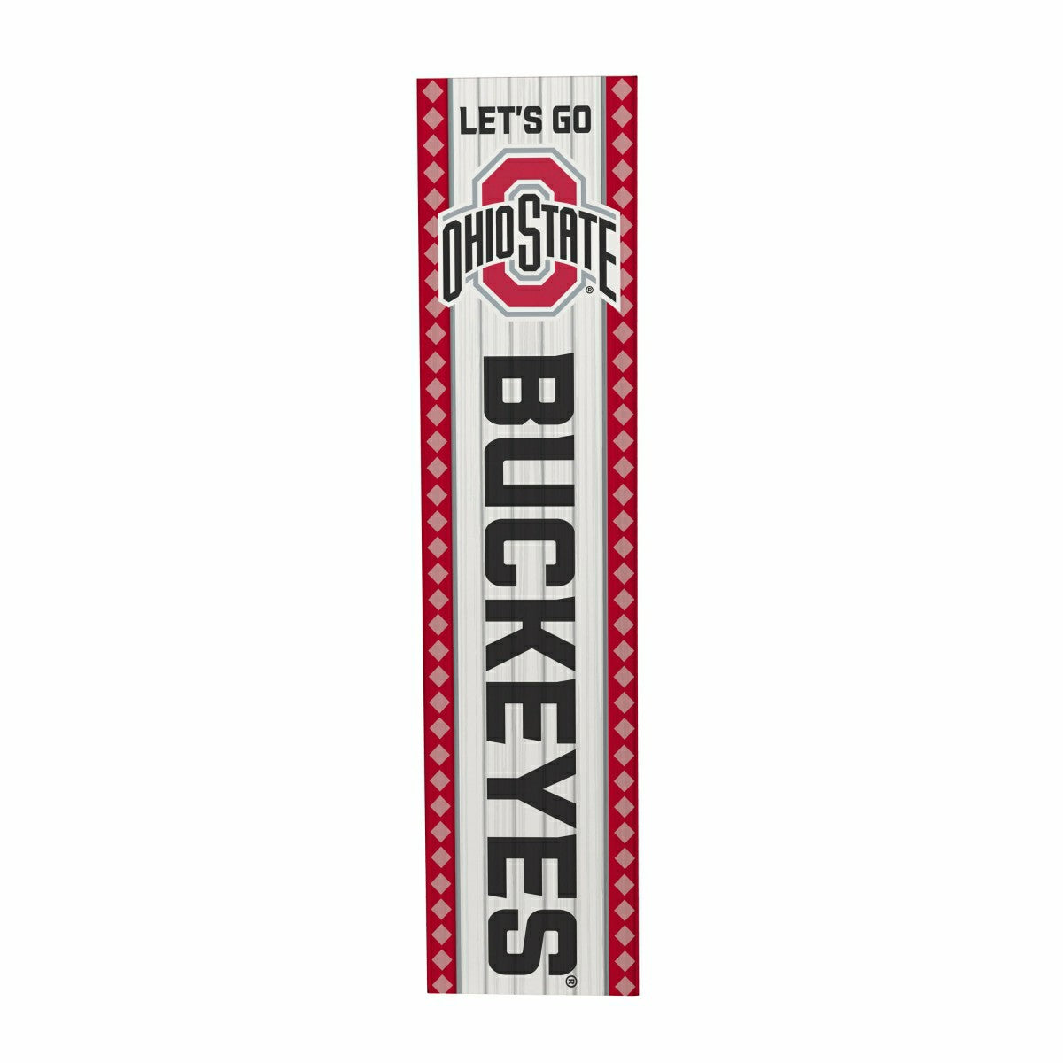 47" Double Sided Leaner, Ohio State University, Christmas, Collegiate, Home