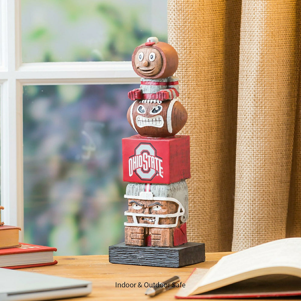 Ohio State Buckeyes Tiki Team Totem Garden Statue, Collegiate, Home