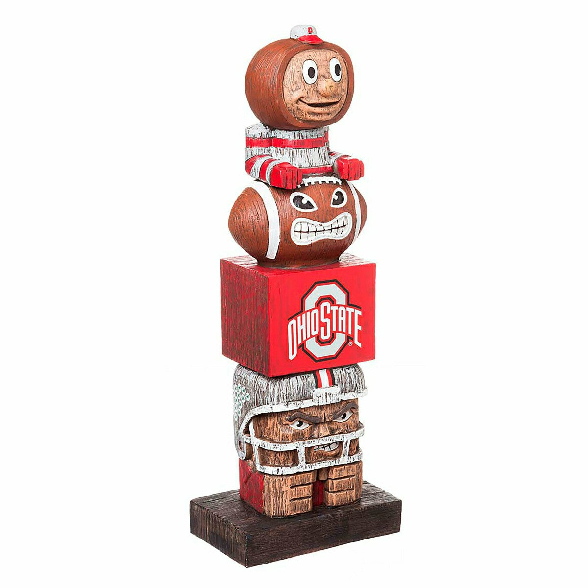 Ohio State Buckeyes Tiki Team Totem Garden Statue, Collegiate, Home