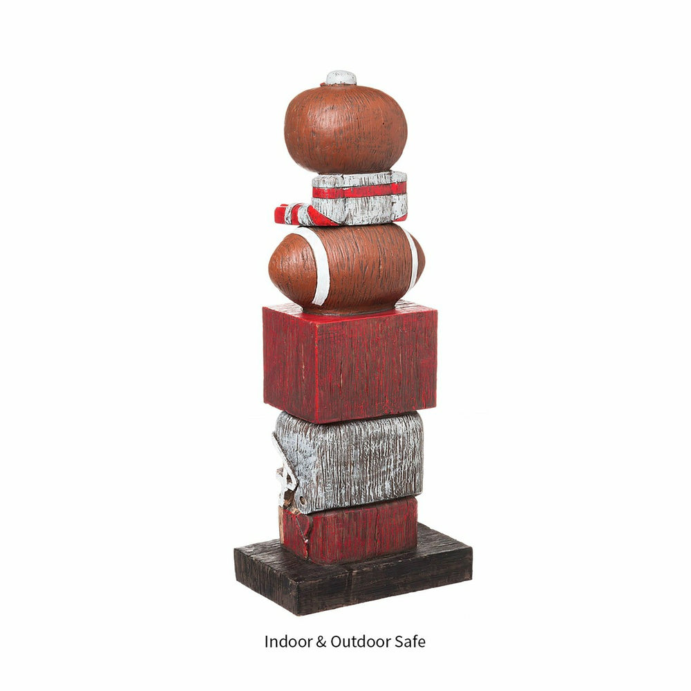 Ohio State Buckeyes Tiki Team Totem Garden Statue, Collegiate, Home