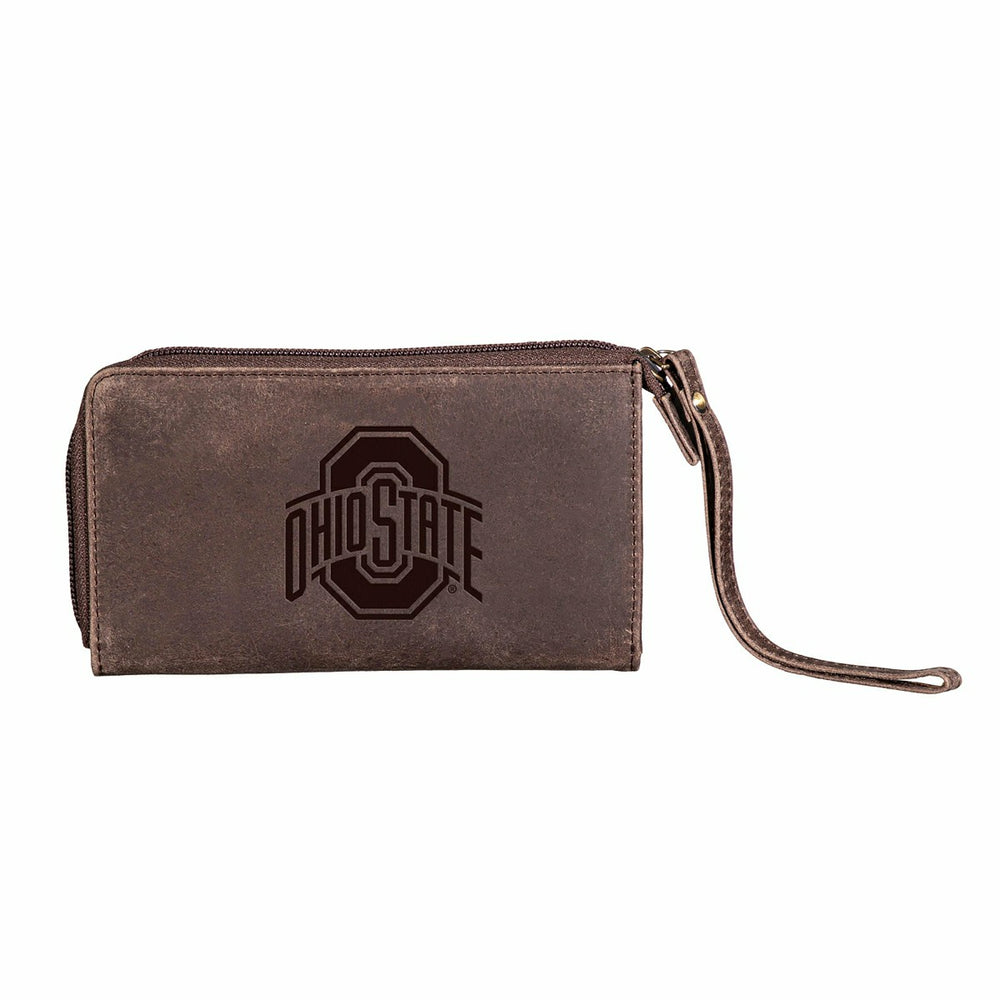 Wristlet Wallet, Brown, Ohio State University, Collegiate, Home