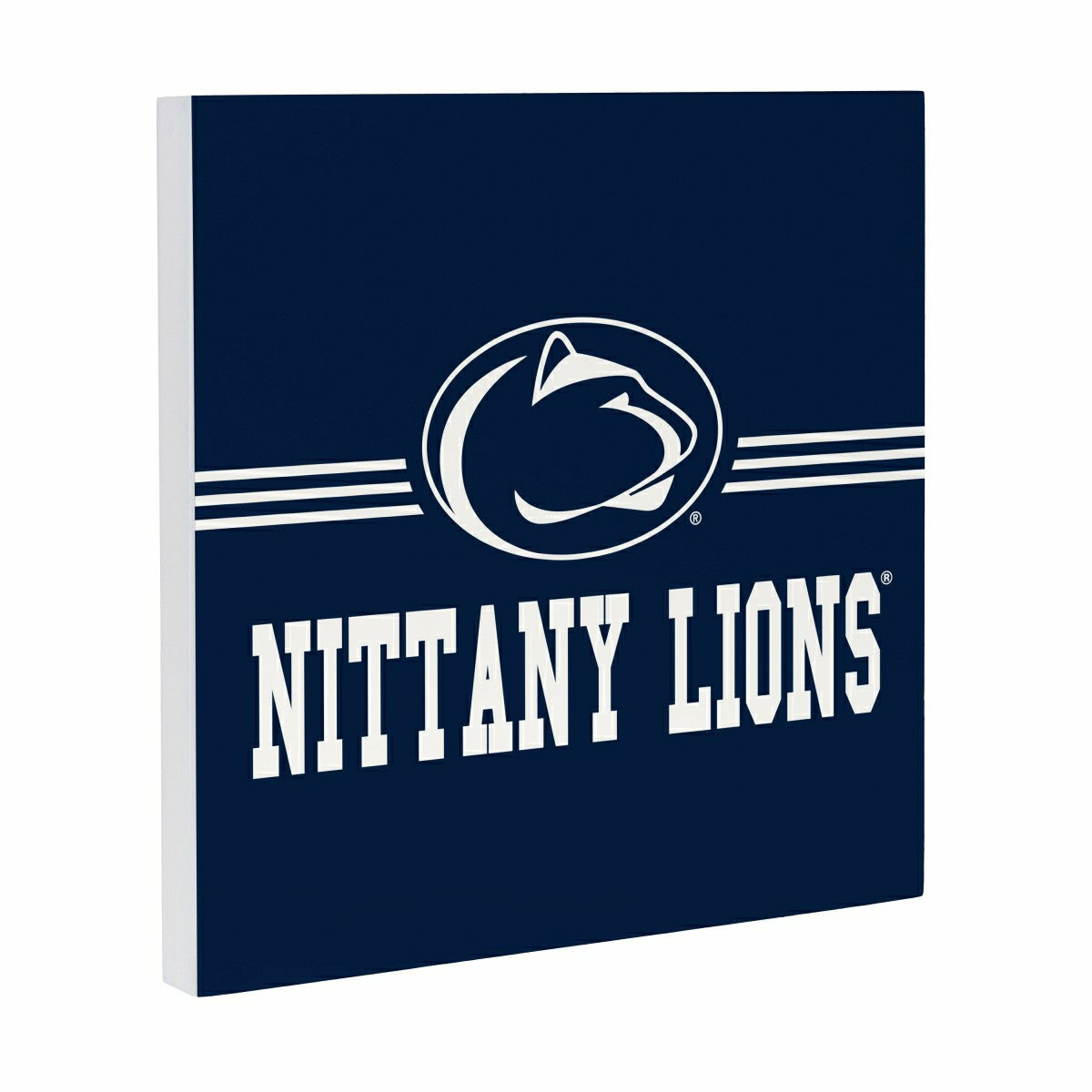 Penn State Wood Wall Sign, 12x12, Collegiate, Home