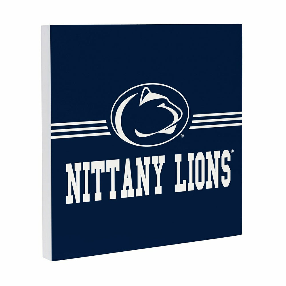 Penn State Wood Wall Sign, 12x12, Collegiate, Home