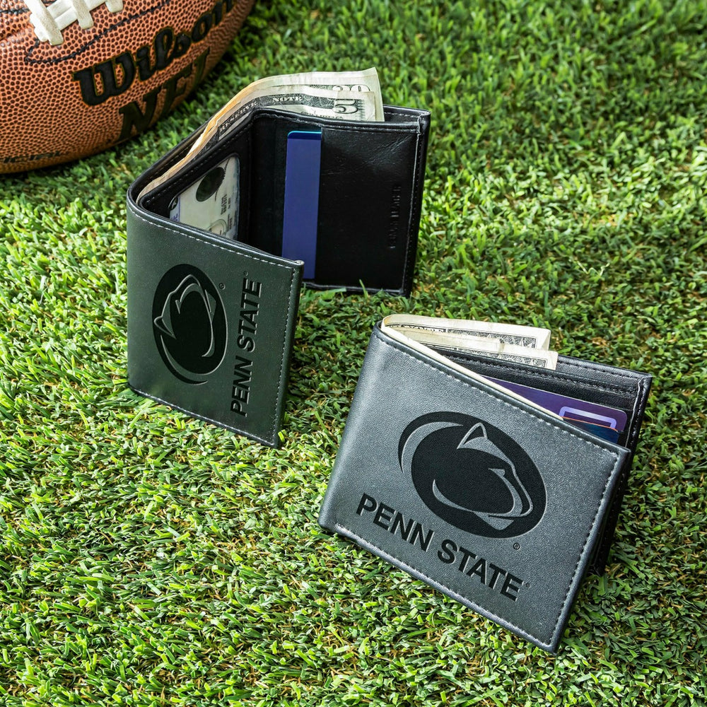 Penn State, Bi-Fold and Tri-Fold Wallet Gift Set, Black, Collegiate, Home