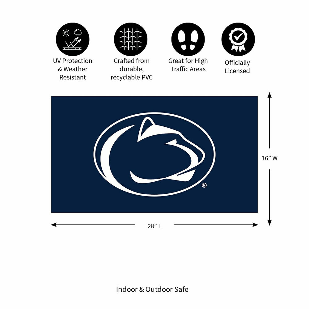 Full Color PVC Mat, 16" x 28", Penn State, Collegiate