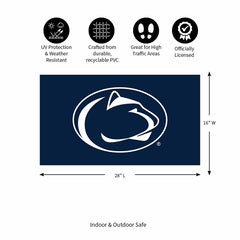 Full Color PVC Mat, 16" x 28", Penn State, Collegiate