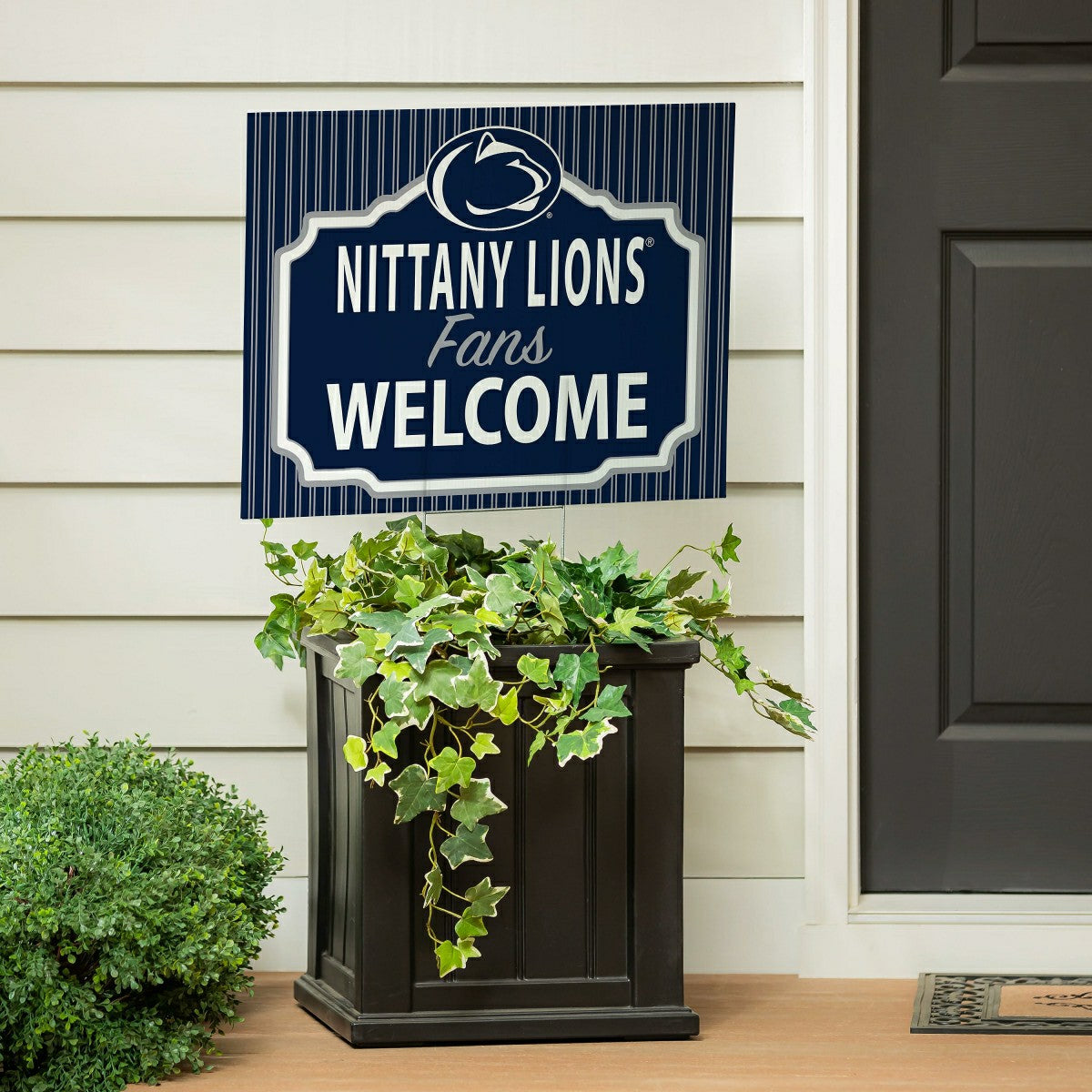 Penn State Coroplast Yard Sign, "Fans Welcome", Collegiate, Home