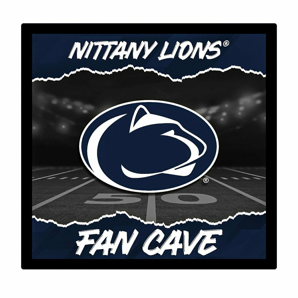 Penn State 23"H x 23"L LED Wall Decor, Edgelite, Square, Collegiate, Home