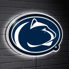 Penn State Nittany Lions LED Wall Decor, Glazelite, Logo, Collegiate, Home