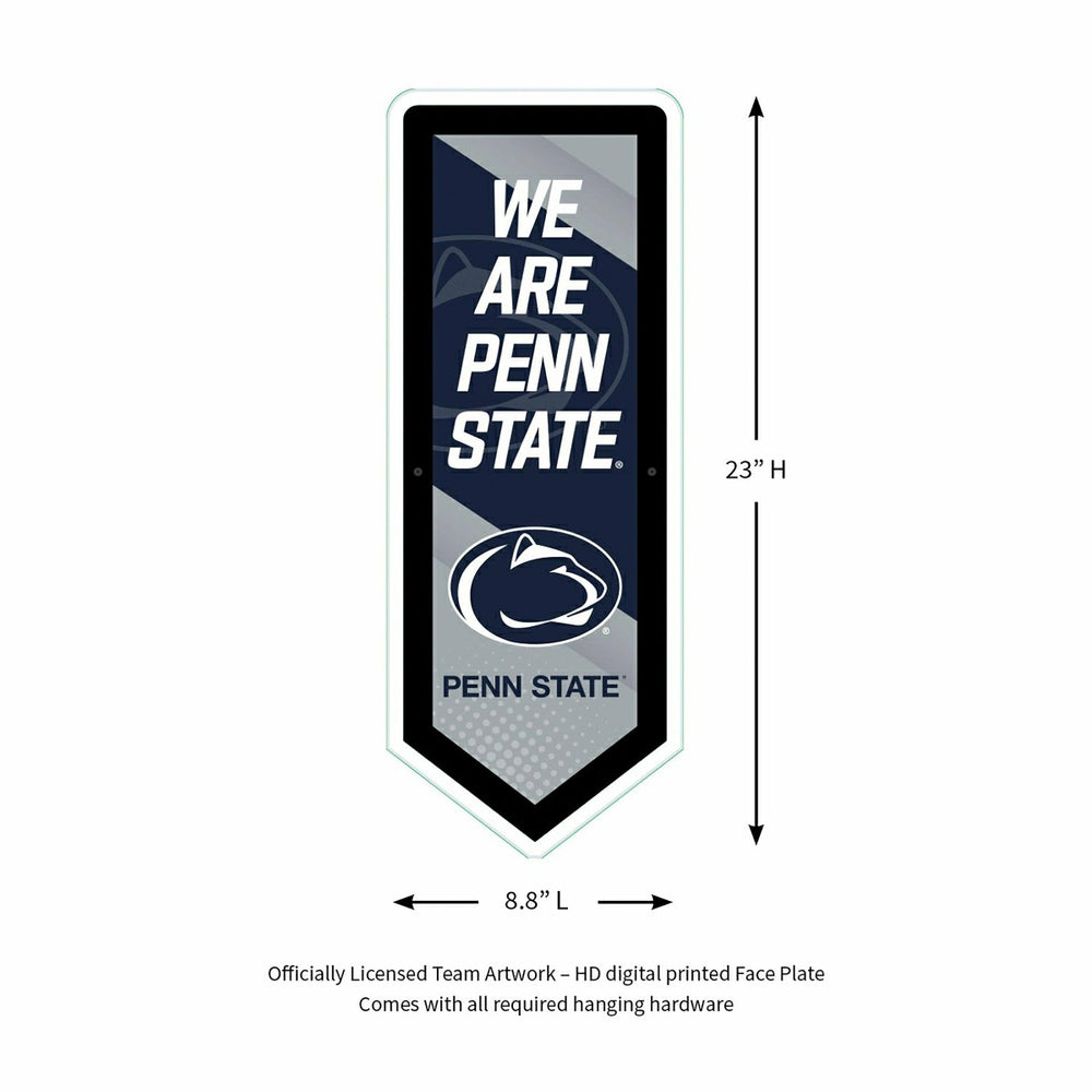 LED Wall Decor, College Football Pennant, Penn State, Collegiate, Home