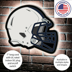 LED Wall Decor, College Football Helmet, Penn State, Collegiate, Home