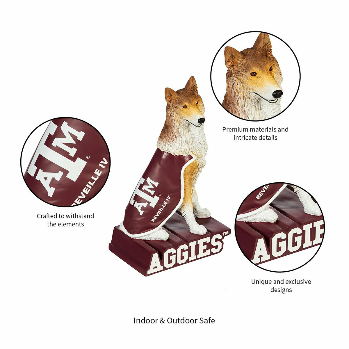 Texas A&M, Mascot Statue, Collegiate, Home