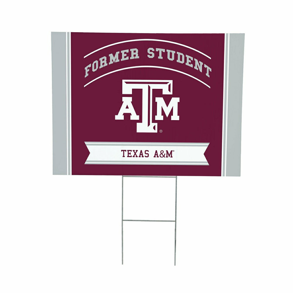 Texas A&M Coroplast Yard Sign Alumni, Collegiate, Home