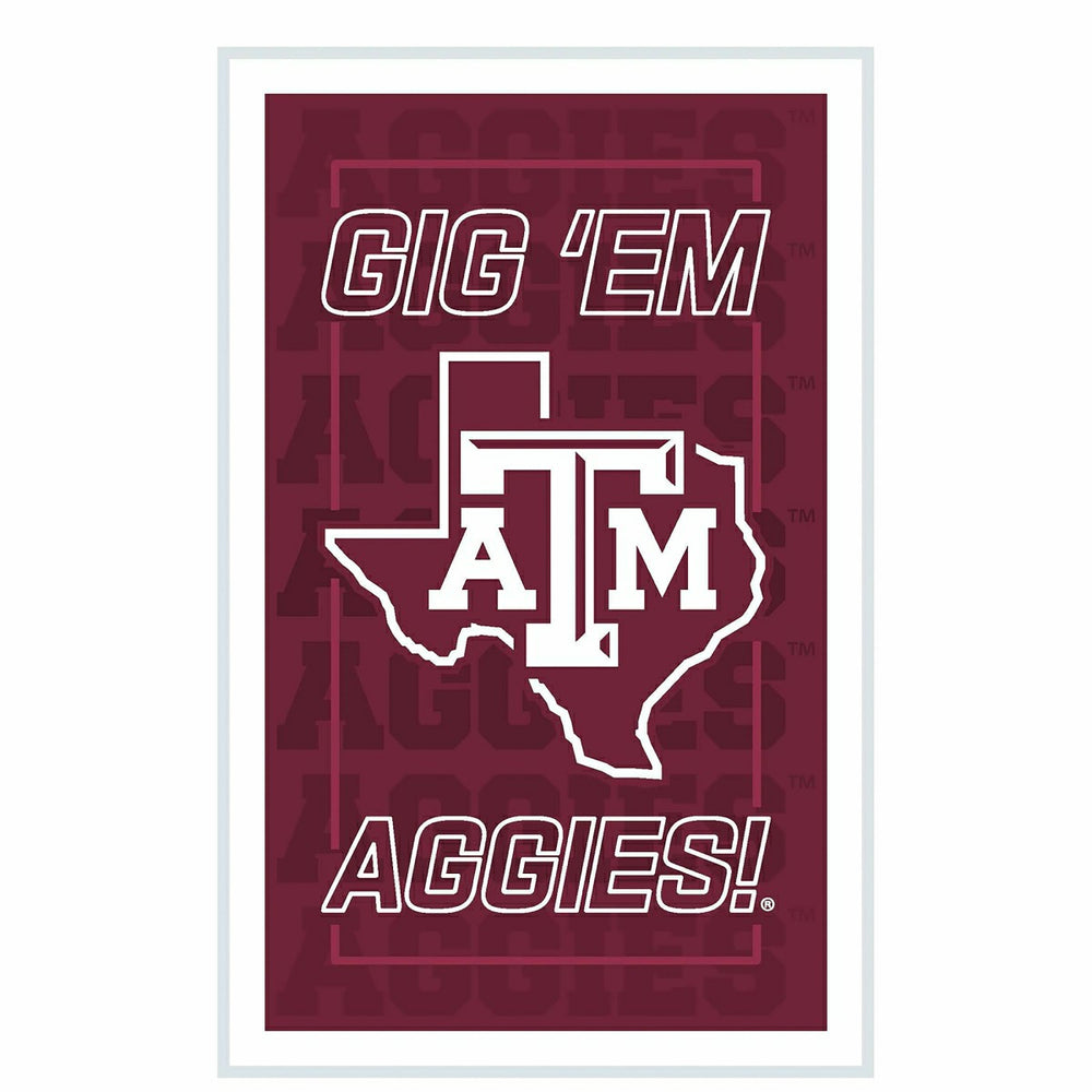 Texas A&M College Rectangle Neolite LED Decor, Collegiate, Home