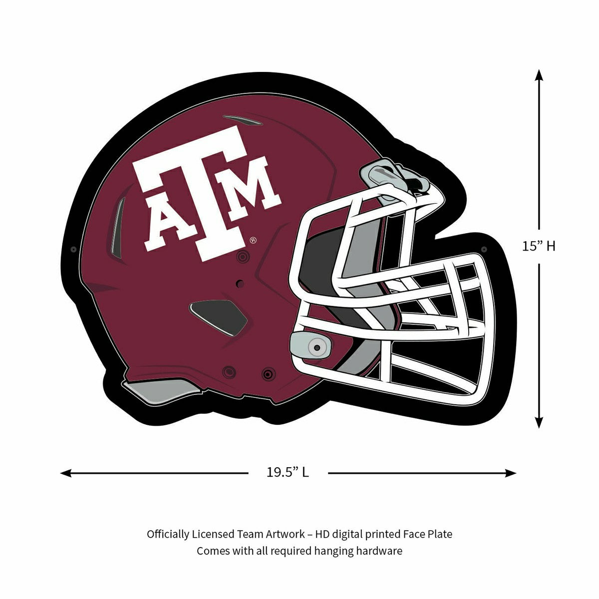 LED Wall Decor, Helmet, Texas A&M, Collegiate, Home