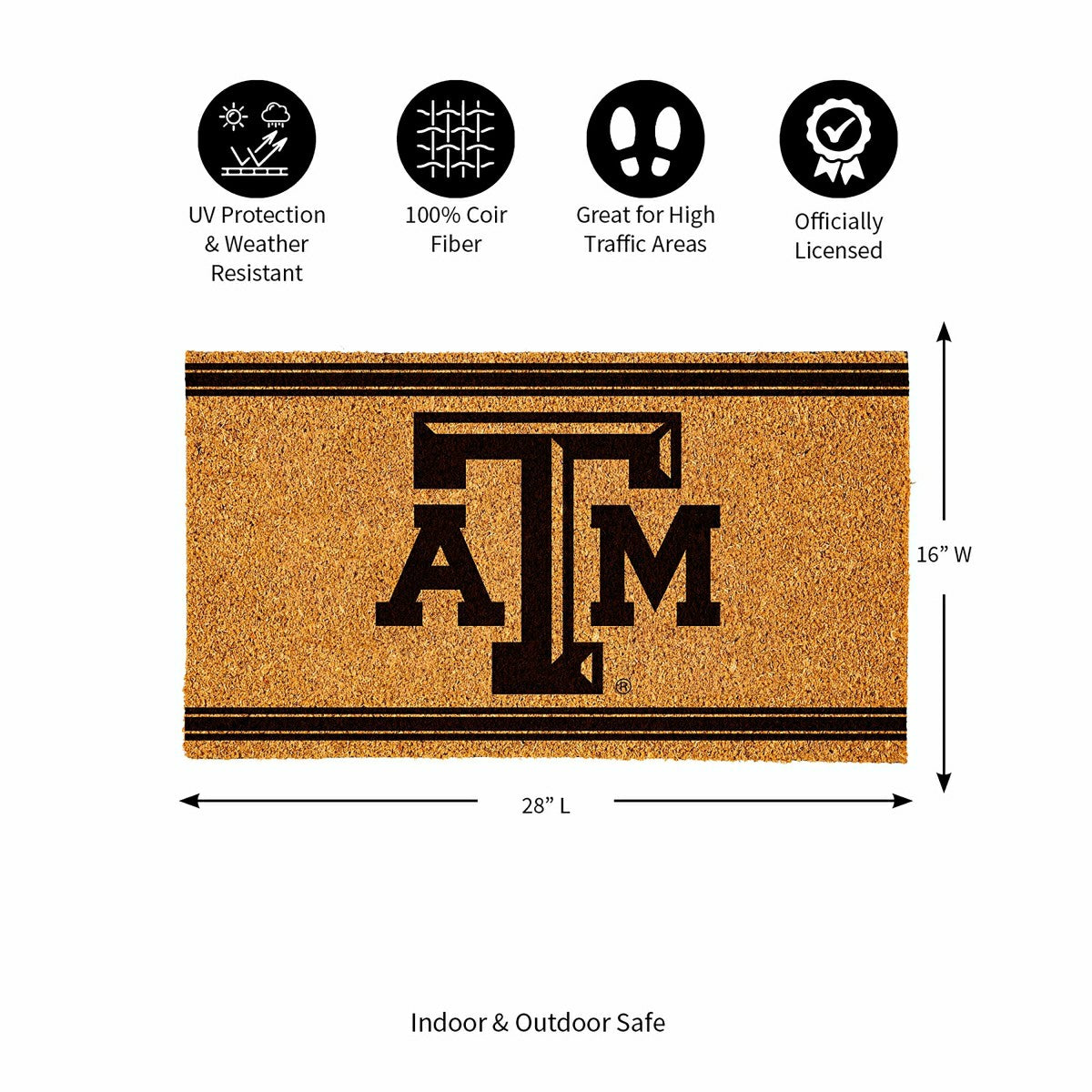 Texas A&M, Coir Mat 1C, Collegiate
