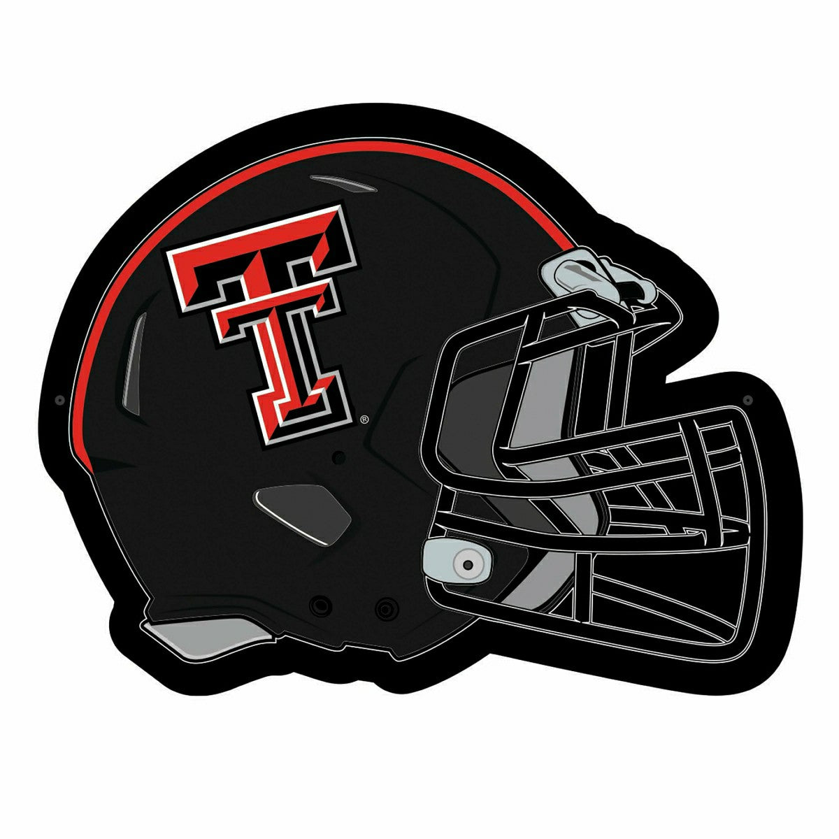 LED Wall Decor, Helmet, Texas Tech University, Collegiate, Home
