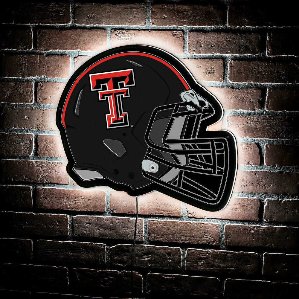LED Wall Decor, Helmet, Texas Tech University, Collegiate, Home