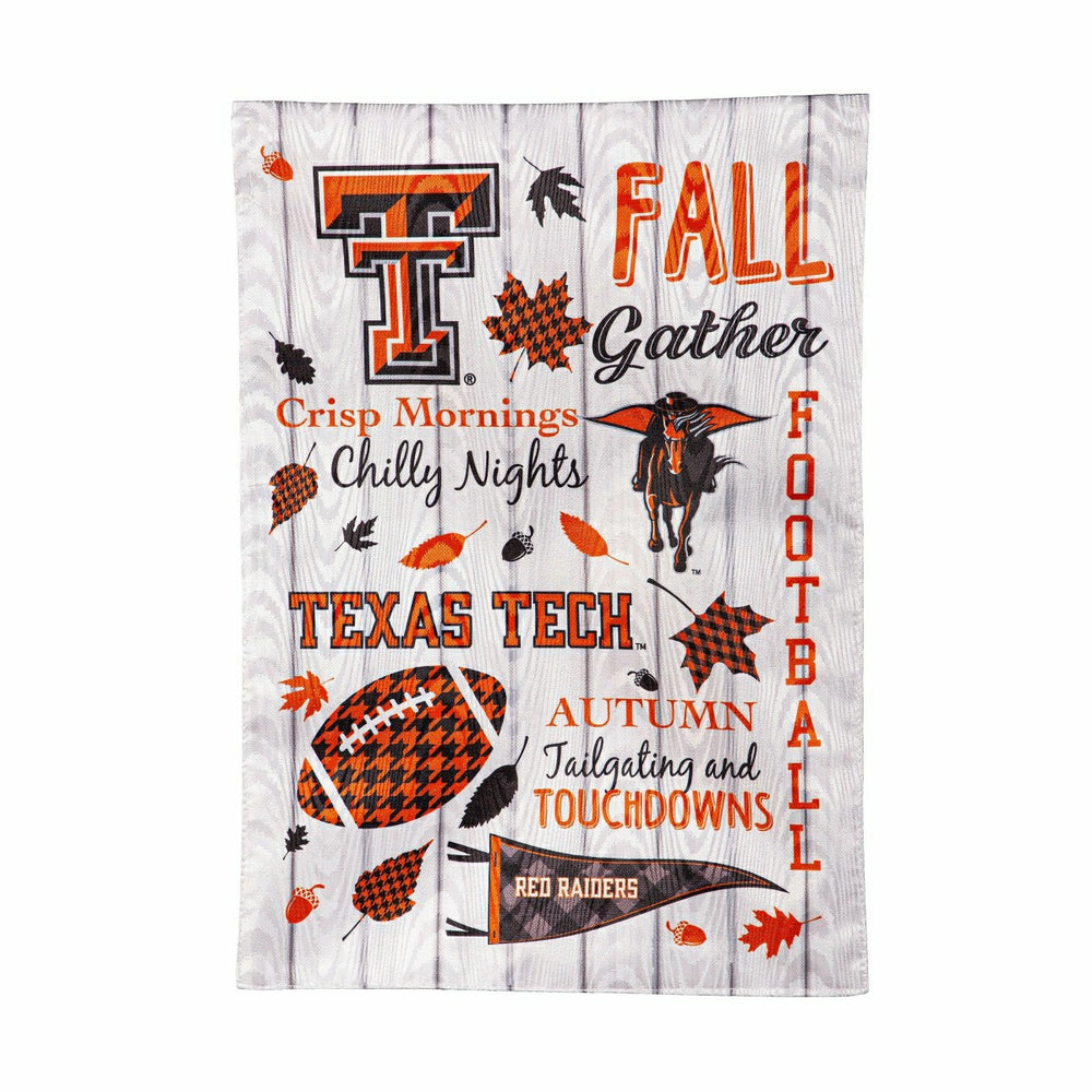 Texas Tech University, Moire Flag, GDN, Fall Seasonal, Collegiate, Home