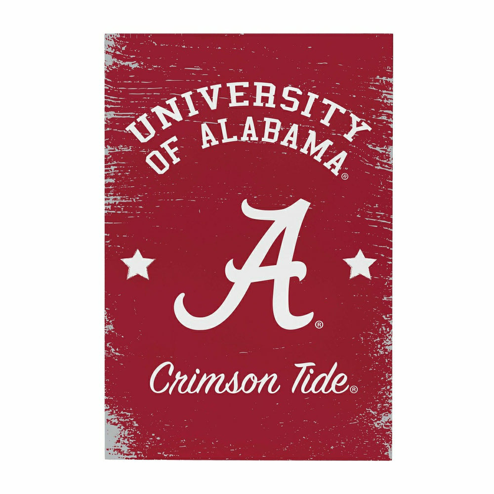 University of Alabama Wood Wall Sign, 16x24, Collegiate, Home