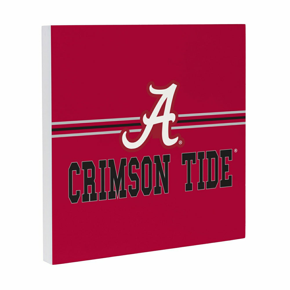 University of Alabama Wood Wall Sign, 12x12, Collegiate, Home