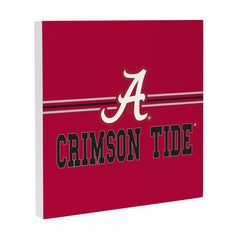 University of Alabama Wood Wall Sign, 12x12, Collegiate, Home