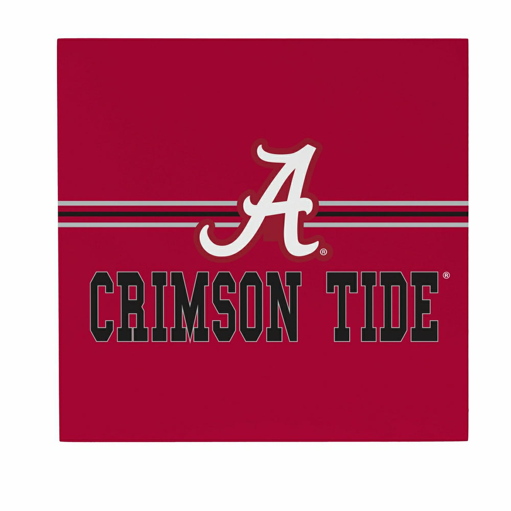 University of Alabama Wood Wall Sign, 12x12, Collegiate, Home