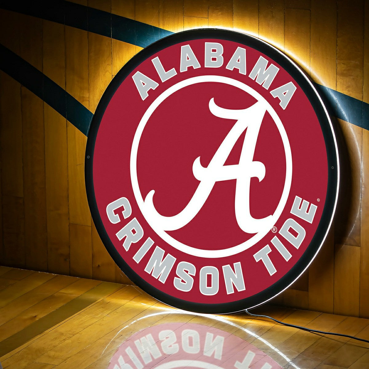 LED Wall Decor, Round, University of Alabama, Collegiate, Home