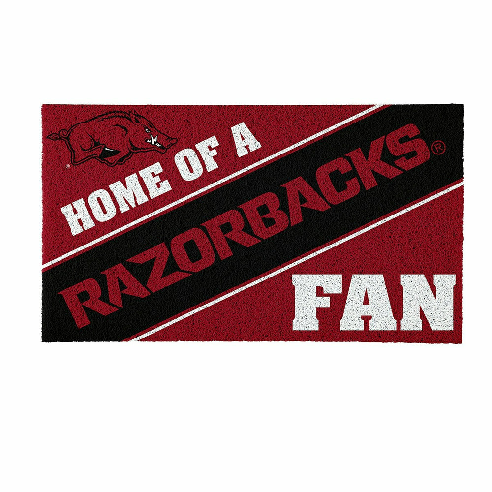 University of Arkansas, PVC Mat COLOR, Home of a Fan, Collegiate