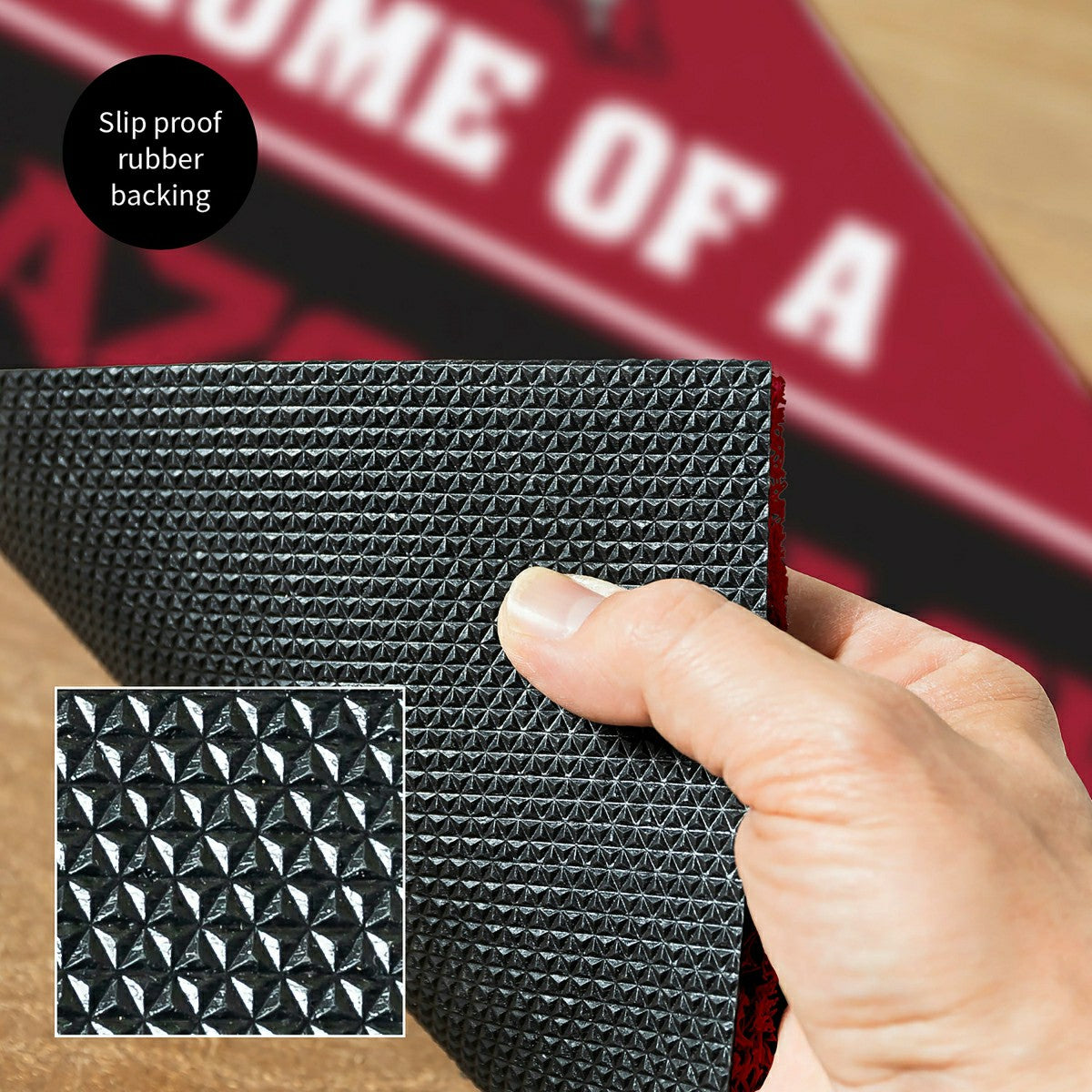 University of Arkansas, PVC Mat COLOR, Home of a Fan, Collegiate