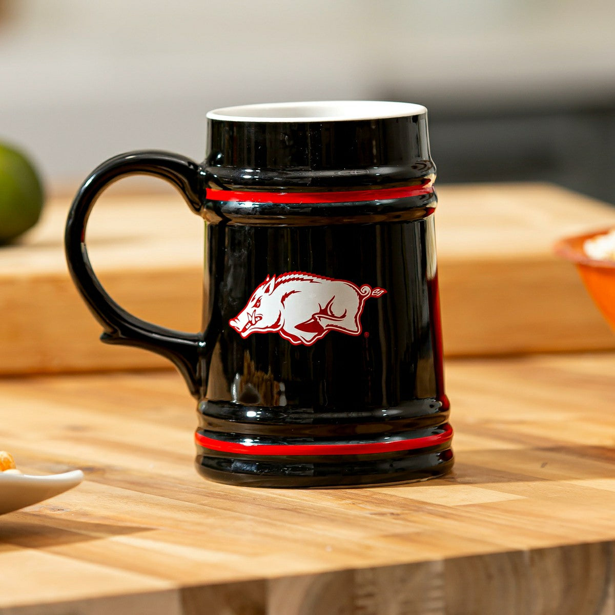 University of Arkansas Ceramic Stein Cup, 24oz, Collegiate, Home