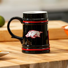 University of Arkansas Ceramic Stein Cup, 24oz, Collegiate, Home