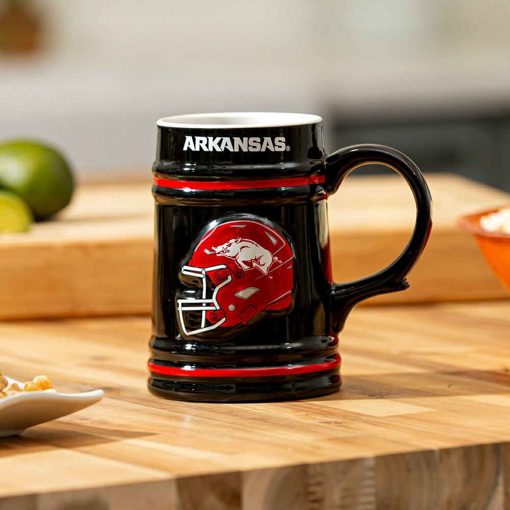 University of Arkansas Ceramic Stein Cup, 24oz, Collegiate, Home