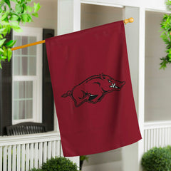Applique Flag, Reg, University of Arkansas, Collegiate, Home