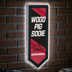 LED Wall Decor, Pennant, University of Arkansas, Collegiate, Home