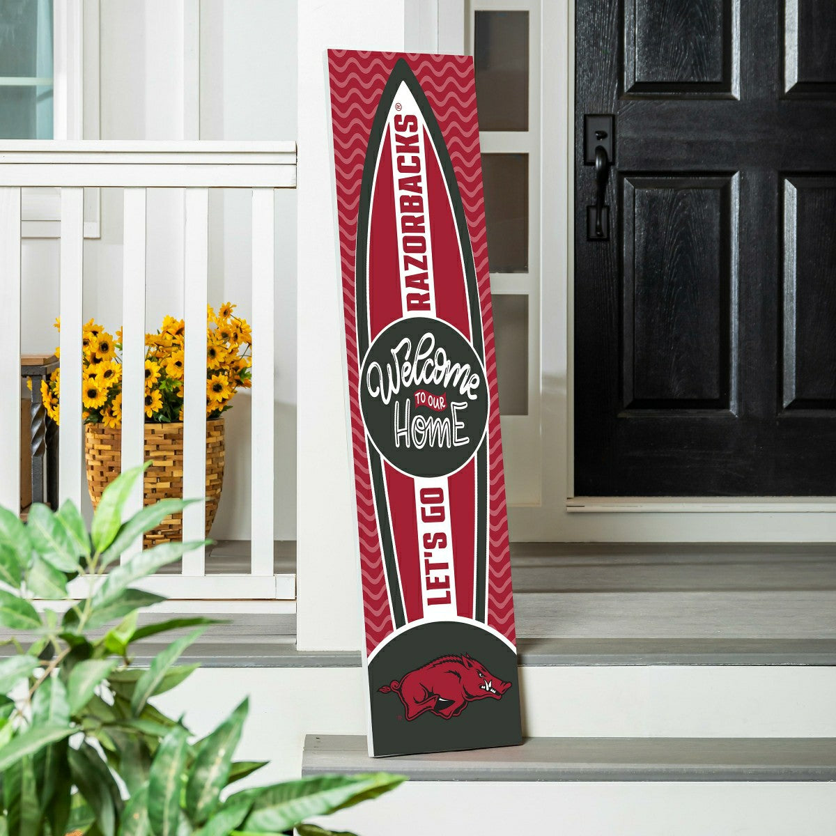 University of Arkansas Summer Seasonal Surfboard ECM Exclusive 47" Sin, Collegiate, Home