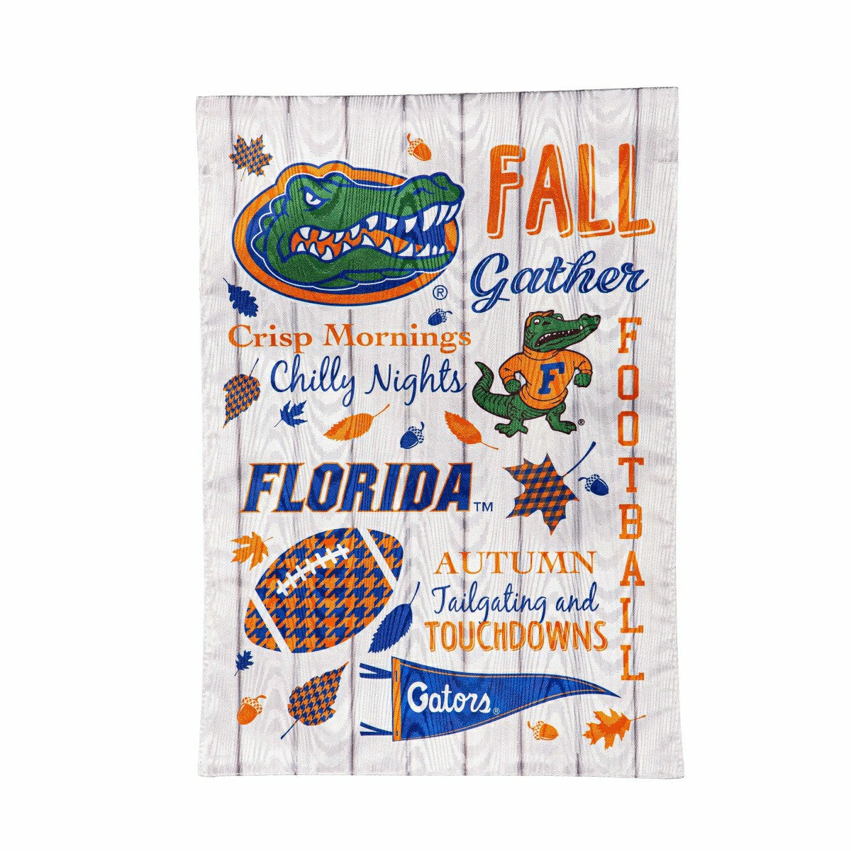 University of Florida, Moire Flag, GDN, Fall Seasonal, Collegiate, Home